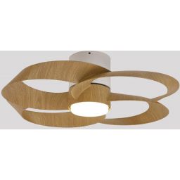 Mantra Rose lampa podsufitowa 1x22 W biała-drewno 8707