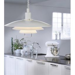 Markslöjd Kirkenes lampa wisząca 1x60 W biała 102281