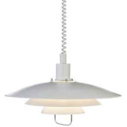Markslöjd Kirkenes lampa wisząca 1x60 W biała 102281