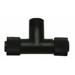 Markslöjd Trätgard T-connector złączka czarna 104729