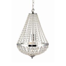 Markslöjd Gränsö lampa wisząca 1x60W chrom/mc 104889