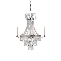 Markslöjd Marielund lampa wisząca 3x40W chrom/mc 105156