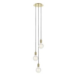 Markslöjd Sky lampa wisząca 3x60W złota 106333