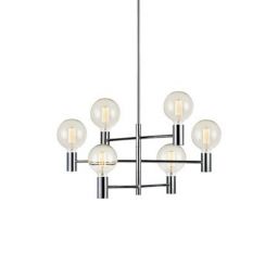 Markslöjd Capital lampa wisząca 6x60W chrom 106419