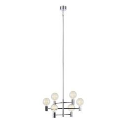 Markslöjd Capital lampa wisząca 6x60W chrom 106419