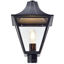 Markslöjd Dandy klosz górny zewnętrzny 1x100W czarny/przezroczysty 107120