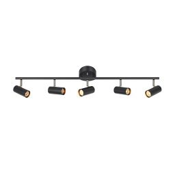 Markslöjd Barcelona lampa podsufitowa 5x12W czarna 107351