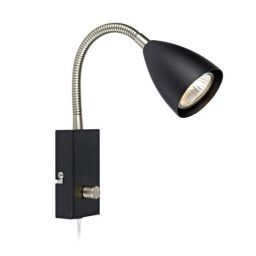 Markslöjd Ciro kinkiet 1x7W czarny/stal 107409