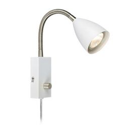Markslöjd Ciro kinkiet 1x7W biały/stal 107410