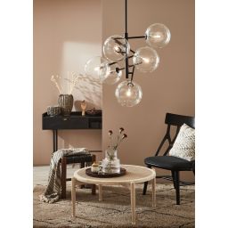 Markslöjd Andrew lampa wisząca 6x5 W czarna 107748