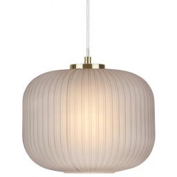 Markslöjd Sober lampa wisząca 1x20W mosiądz/przydymiony 107919