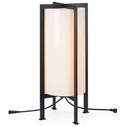 Markslöjd Garden 24 Cylinder Frame lampa stojąca zewnętrzna 1x6W biała/czarna 107987