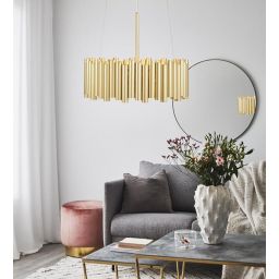 Markslöjd Level lampa wisząca 3x60W złota 108047