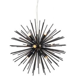 Markslöjd Soleil lampa wisząca 9x20W czarna 108048