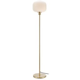 Markslöjd Sober lampa stojąca 1x40W mosiądz szczotkowany/biały 108054