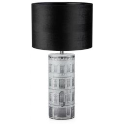 Markslöjd Ichi lampa stołowa 1x60W czarno/szara 108103