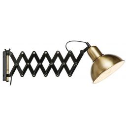 Markslöjd Riggs kinkiet 1x60W czarny/antyk 108104