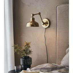 Markslöjd Grimstad kinkiet 1x60W mosiądz 108115