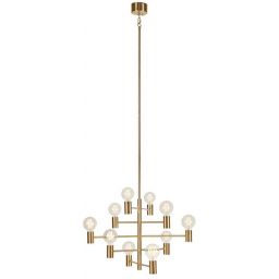 Markslöjd Paris lampa wisząca 10x60W mosiądz 108117