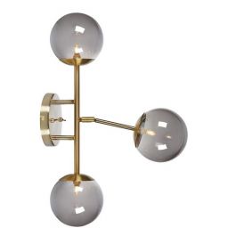 Markslöjd Trinity kinkiet 3x20 W mosiądz-przydymiony 108253