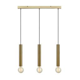 Markslöjd Sencillo lampa wisząca 3x40 W mosiądz 108261