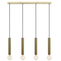 Markslöjd Sencillo lampa wisząca 4x40 W mosiądz 108263