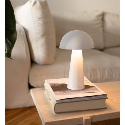 Markslöjd Fungi lampa stołowa 1x1,5 W biała 108656