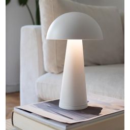 Markslöjd Fungi lampa stołowa 1x1,5 W biała 108656