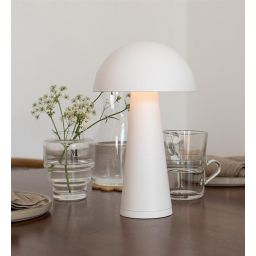 Markslöjd Fungi lampa stołowa 1x1,5 W biała 108656