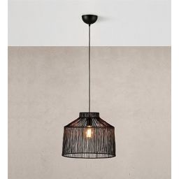 Markslöjd Capanna lampa wisząca 1x40 W czarna 108668