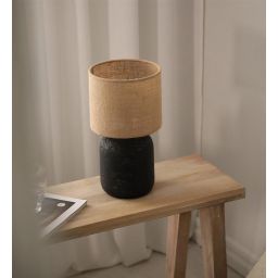 Markslöjd Montagna lampa stołowa 1x40 W czarna 108683