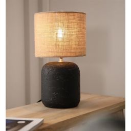 Markslöjd Montagna lampa stołowa 1x40 W czarna 108683