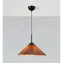 Markslöjd Plisado lampa wisząca 1x40 W szary/popielaty 108709