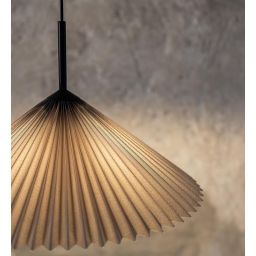 Markslöjd Plisado lampa wisząca 1x40 W szary/popielaty 108709