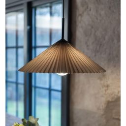 Markslöjd Plisado lampa wisząca 1x40 W szary/popielaty 108709