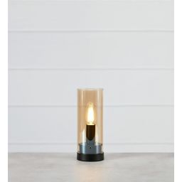 Markslöjd Post lampa stołowa 1x25 W bursztynowa 108719