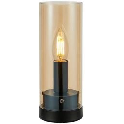 Markslöjd Post lampa stołowa 1x25 W bursztynowa 108719