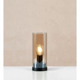 Markslöjd Post lampa stołowa 1x25 W bursztynowa 108735