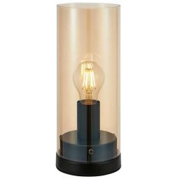 Markslöjd Post lampa stołowa 1x25 W bursztynowa 108735