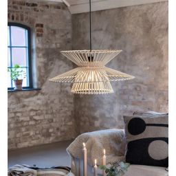 Markslöjd Duplici lampa wisząca 1x40W beżowa 108785