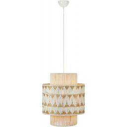 Markslöjd Ano lampa wisząca 1x40 W brązowa-beżowa 108824