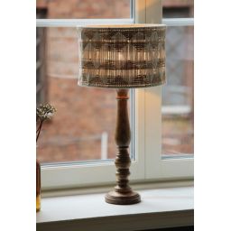 Markslöjd Ano lampa stołowa 1x40 W brązowa-beżowa 108827