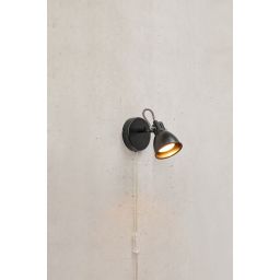 Markslöjd Mion kinkiet 1x7 W czarny 108846