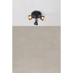 Markslöjd Mion lampa podsufitowa 3x7 W czarna 108847