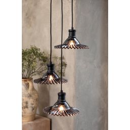 Markslöjd Novia lampa wisząca 3x40 W czarna-przydymiona 108853