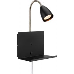 Markslöjd Cuarto kinkiet 1x7 W czarny 108855