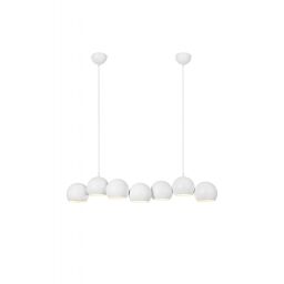 Markslöjd Cupolo lampa wisząca 7x40 W biała 108859