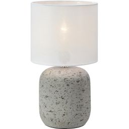 Markslöjd Montagna lampa stołowa 1x40 W szara-cement-ecru 108861