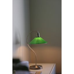 Markslöjd Vela lampa stołowa 1x40 W mosiądz-zielona 108864
