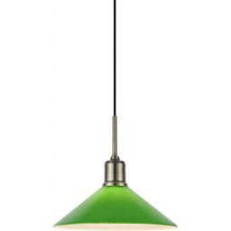 Markslöjd Vela lampa wisząca 1x40 W mosiądz-zielona 108868